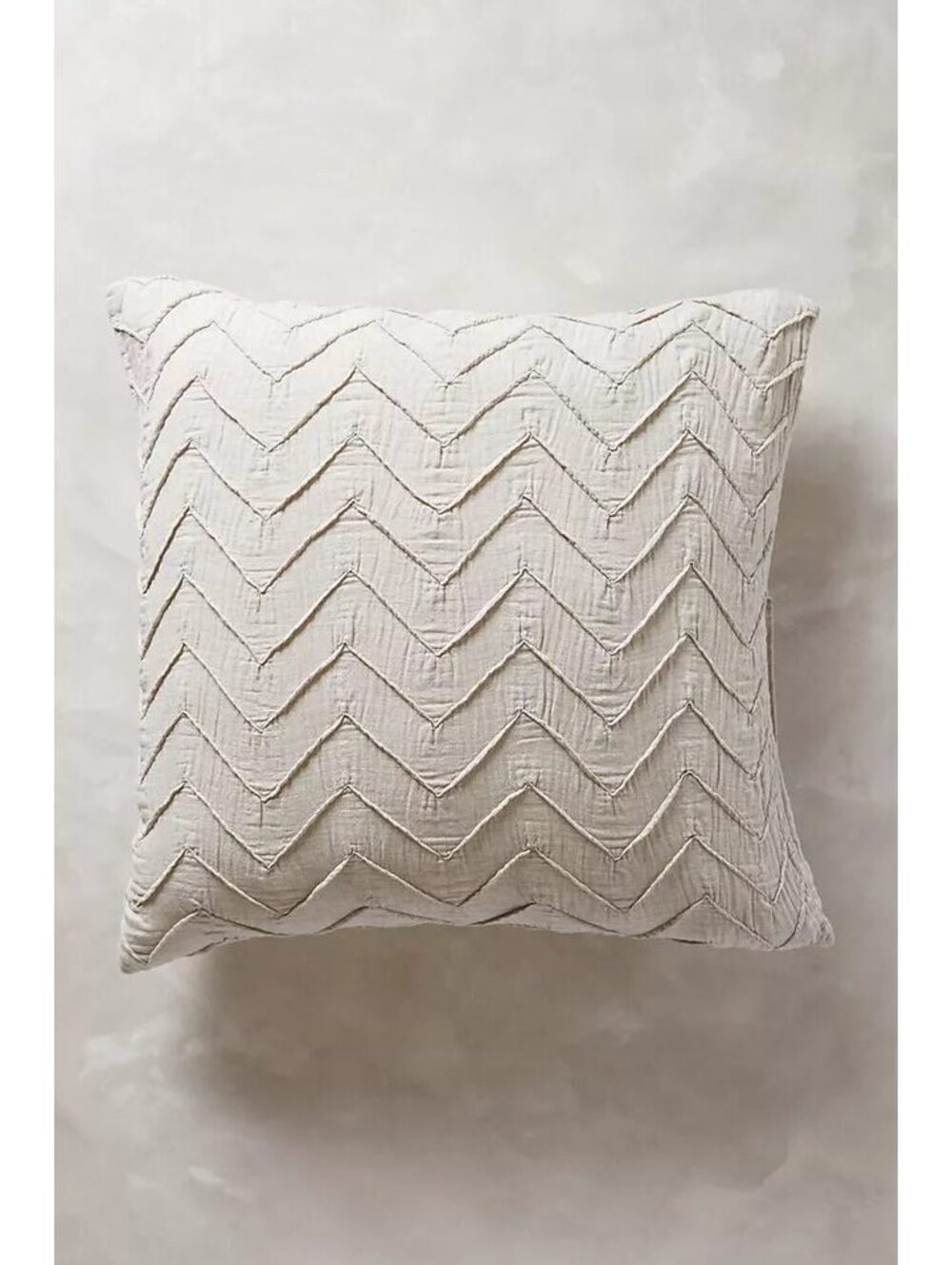 New Anthropologie Textured Chevron Euro Sham 1pc